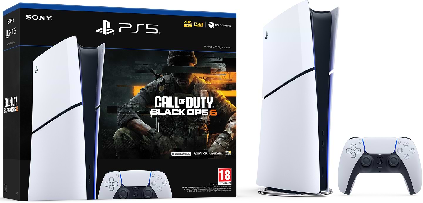 Игровая приставка PlayStation 5 Slim Digital Edition + Call of Duty: Black Ops 6 (код) - Фото 1