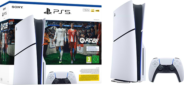 Фото - Игровая приставка PlayStation 5 Slim + EA SPORTS FC 26 (код)