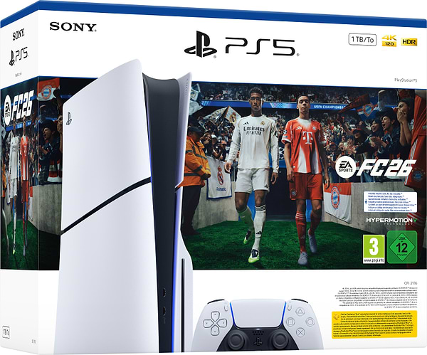 Фото - Игровая приставка PlayStation 5 Slim + EA SPORTS FC 26 (код)
