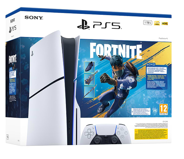 Фото - Игровая приставка PlayStation 5 Slim + Fortnite® Flowering Chaos (код)