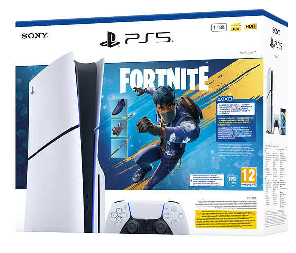 Фото - Игровая приставка PlayStation 5 Slim + Fortnite® Flowering Chaos (код)