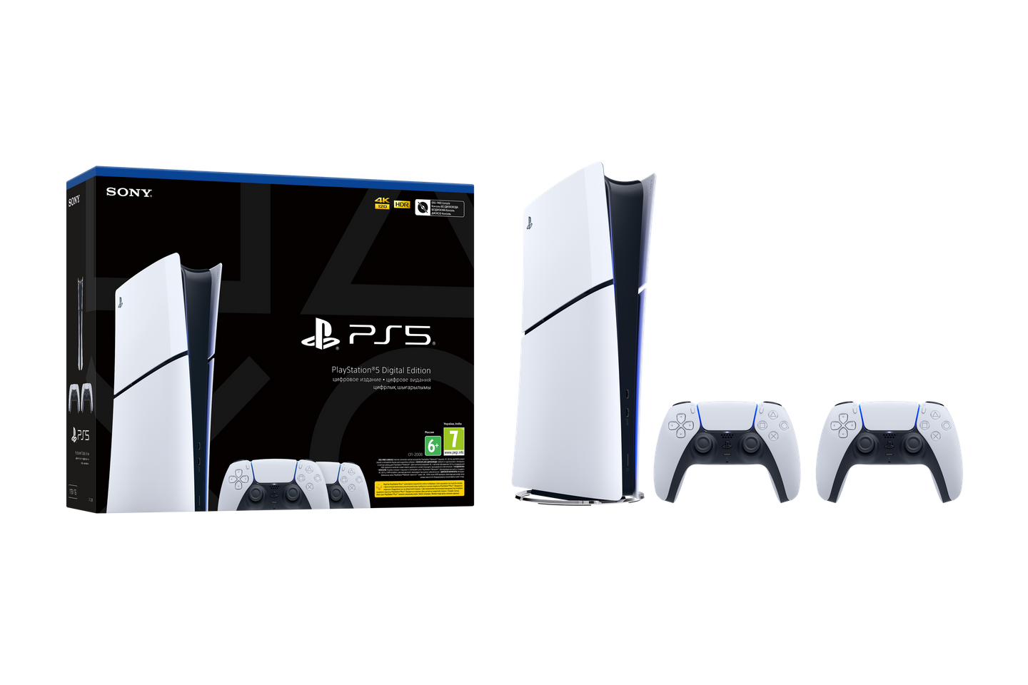 Ігрова приставка PlayStation 5 Slim Digital Edition + DualSense - Фото 1