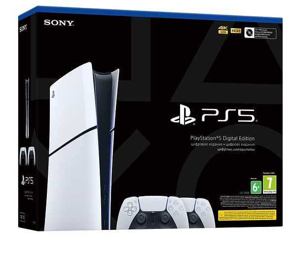 Фото - Уцінка - Ігрова приставка PlayStation 5 Slim Digital Edition + DualSense