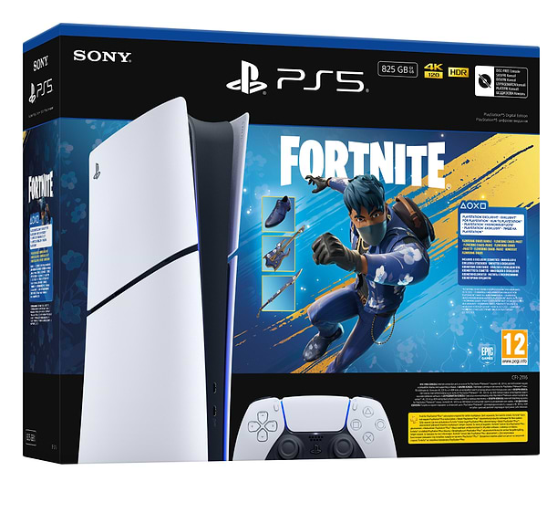 Фото - Игровая приставка PlayStation 5 Slim Digital Edition + Fortnite® Flowering Chaos (код)