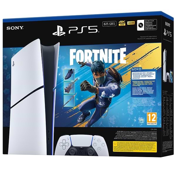 Фото - Игровая приставка PlayStation 5 Slim Digital Edition + Fortnite® Flowering Chaos (код)