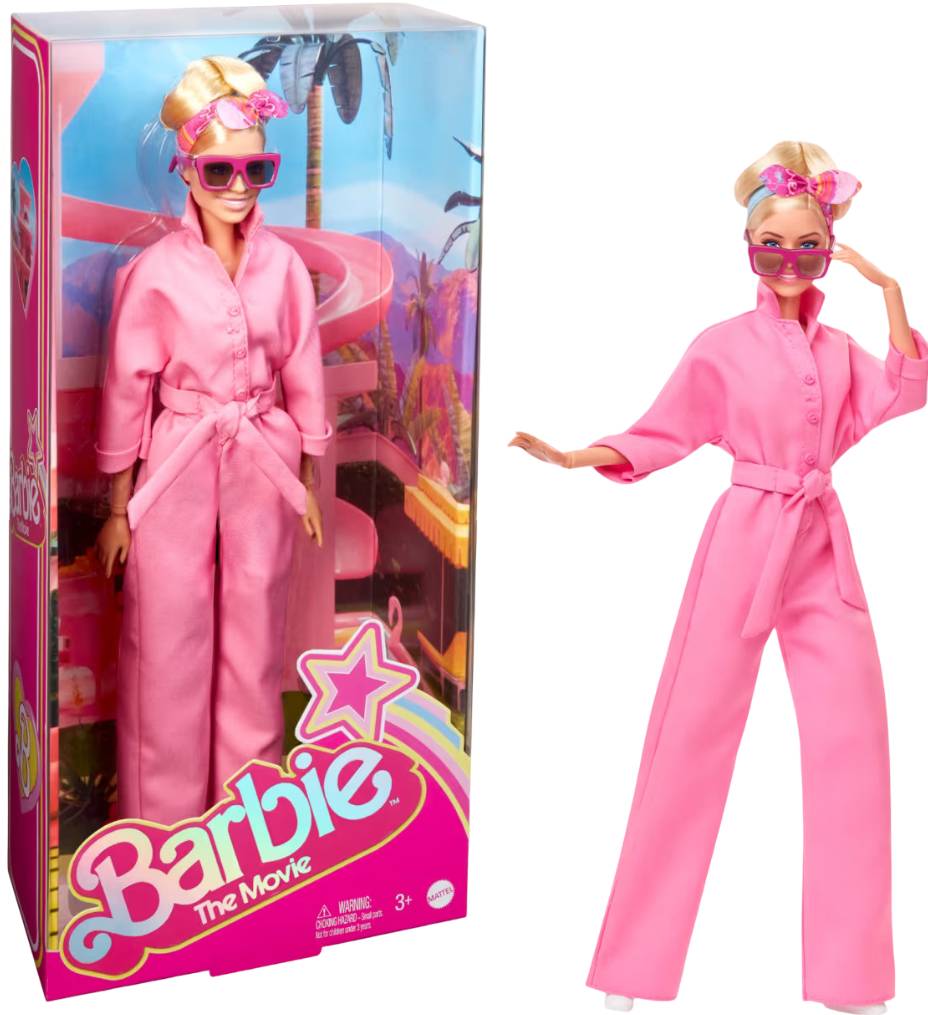 Фото - Колекційна лялька Barbie “Pink Power Jumpsuit” за мотивами фільму "Барбі" (HRF29)
