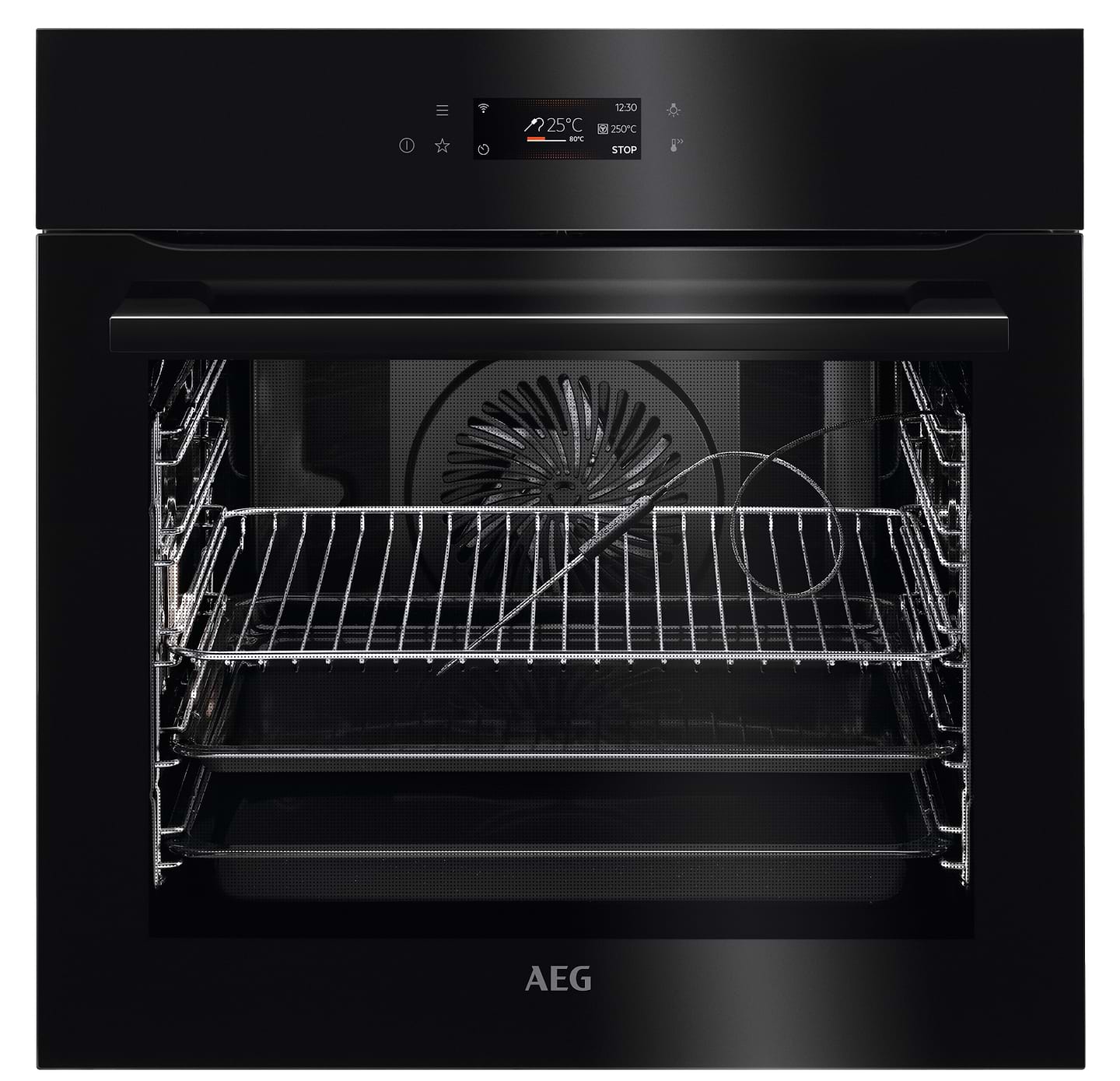 Духовой шкаф электрический AEG BPE748380B - Фото 1