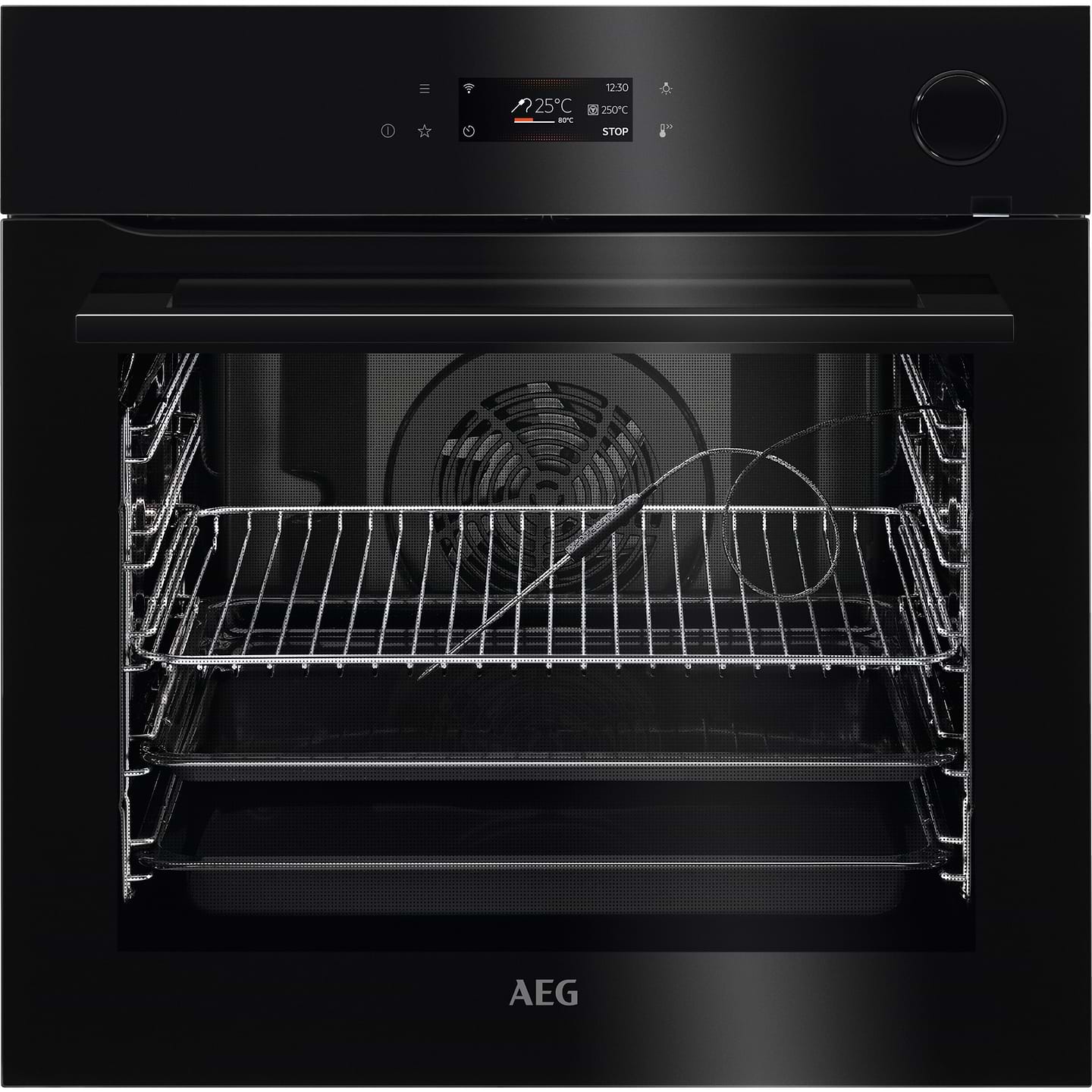 Духовой шкаф электрический AEG BSE778380B - Фото 1