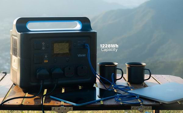 Фото - Зарядная станция универсальная Vinnic BATUR PRO Power Station PSB1000 (PSB1000-1228wh)