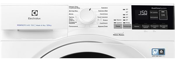 Фото - Прально-сушильна машина Electrolux EW7WO447WU