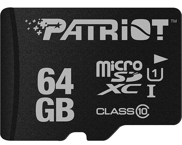 Фото - Карта памяти Patriot 64GB microSD class10 UHS-1 (PSF64GMCSDXC10)