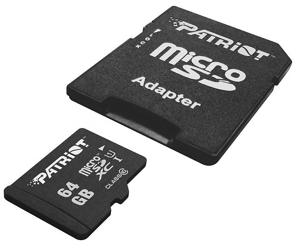 Фото - Карта памяти Patriot 64GB microSD class10 UHS-1 (PSF64GMCSDXC10)
