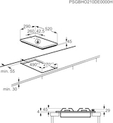 Фото - Варильна поверхня газова Electrolux EGC3322NVK