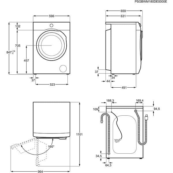 Фото - Пральна машина AEG L8FEC69PSU