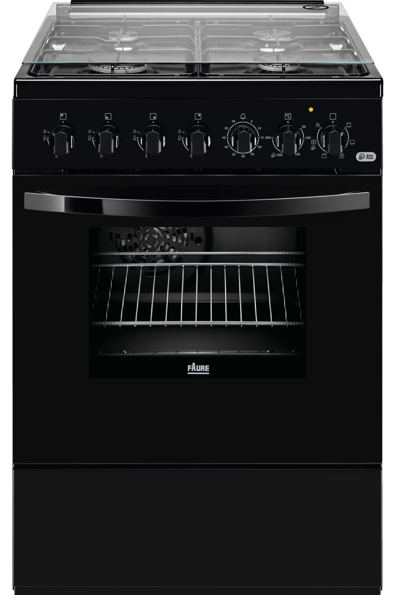 Плита газовая Zanussi ZCK67211BA - Фото 1