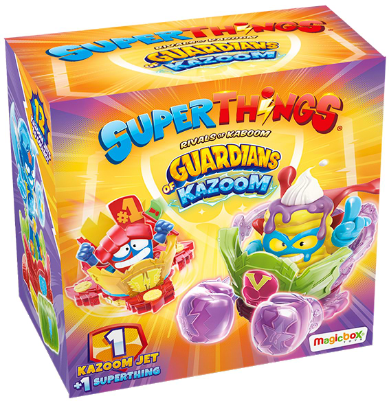 Игровая фигурка-сюрприз набор SuperThings «Guardians of Kazoom» S2 – РЕАКТИВНЫЙ ТРАНСПОРТ (транспорт, фигурка) (PST9D212IN00)