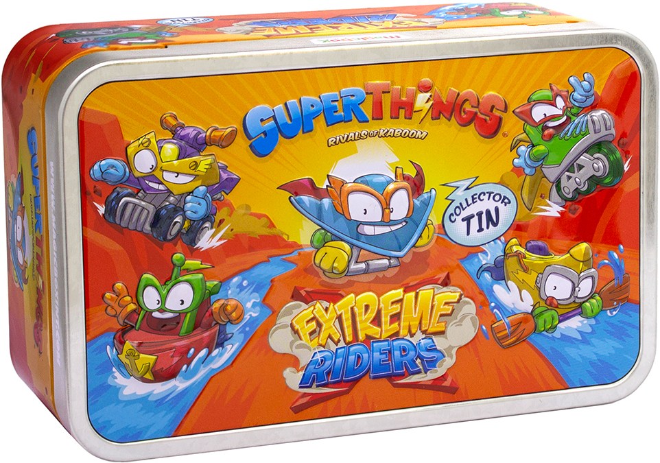 Фото - Набор игровых фигурок SuperThings «Rivals of Kaboom» – ЭКСТРЕМАЛЬНЫЕ ГОНЩИКИ (5 экскл. фигурок) (PSTSD48TIN40)