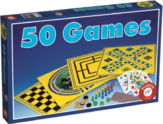 Настільна гра (5-7 років) Piatnik Набір 50 ігор (PT-780042)