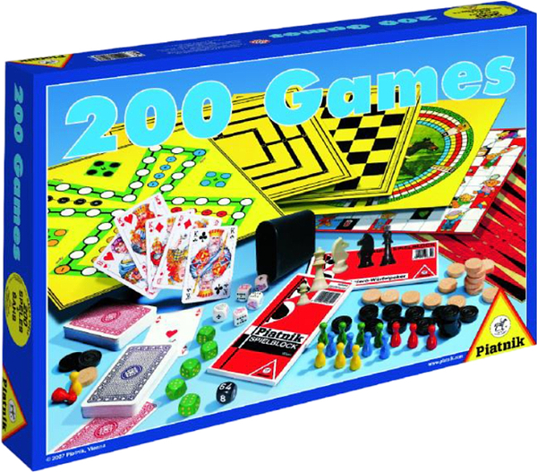 Фото - Настольная игра (12+) Piatnik Набор 200 игр (PT-780233) Фото - Настольная игра (12+) Piatnik Набор 200 игр (PT-780233)