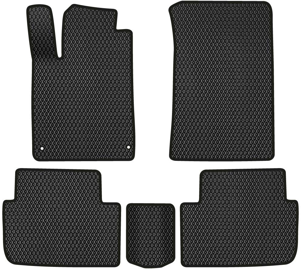 EVA коврики в салон авто EVAtech для 407 AT Peugeot 2004-2010 1 поколение Sedan EU PT11132C5CP2RBB