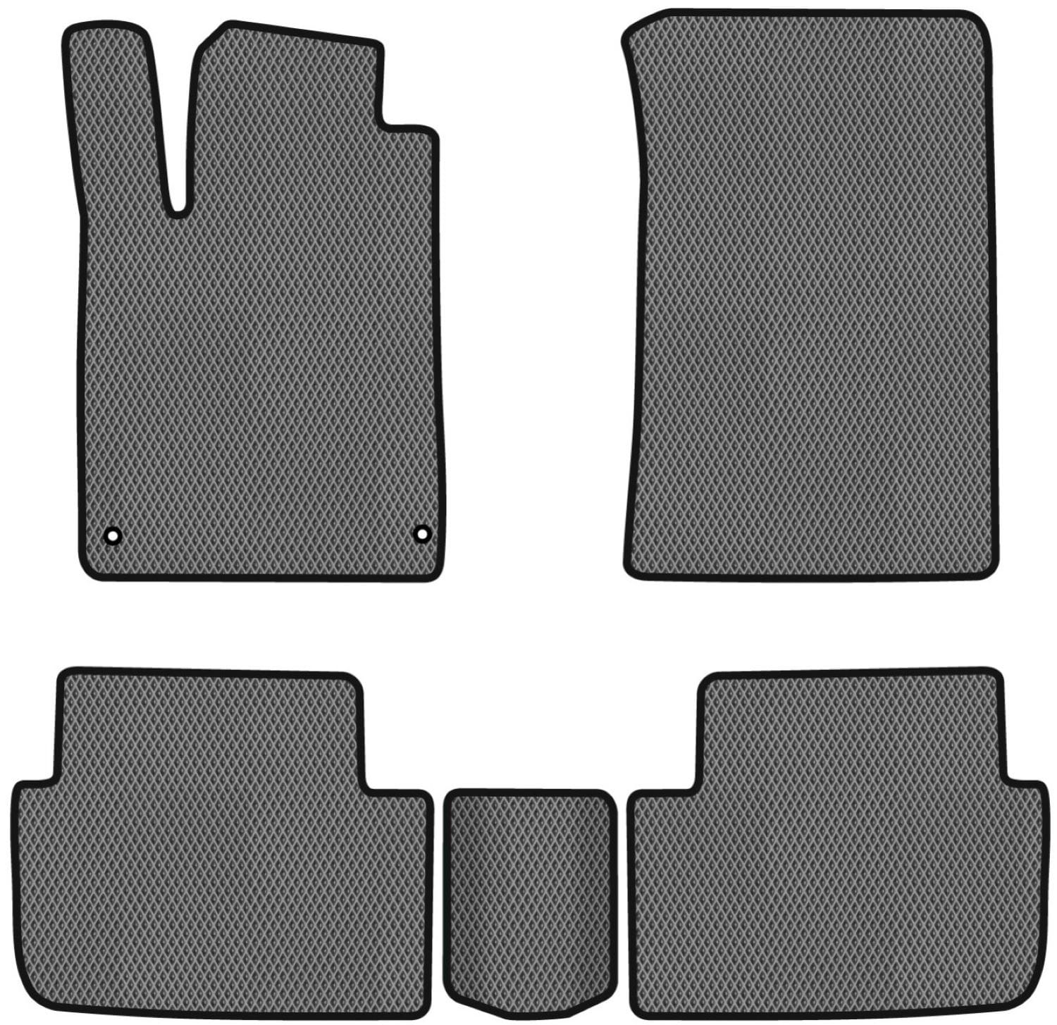 EVA коврики в салон авто EVAtech для 407 AT Peugeot 2004-2010 1 поколение Combi EU (PT11241C5CP2RGB)