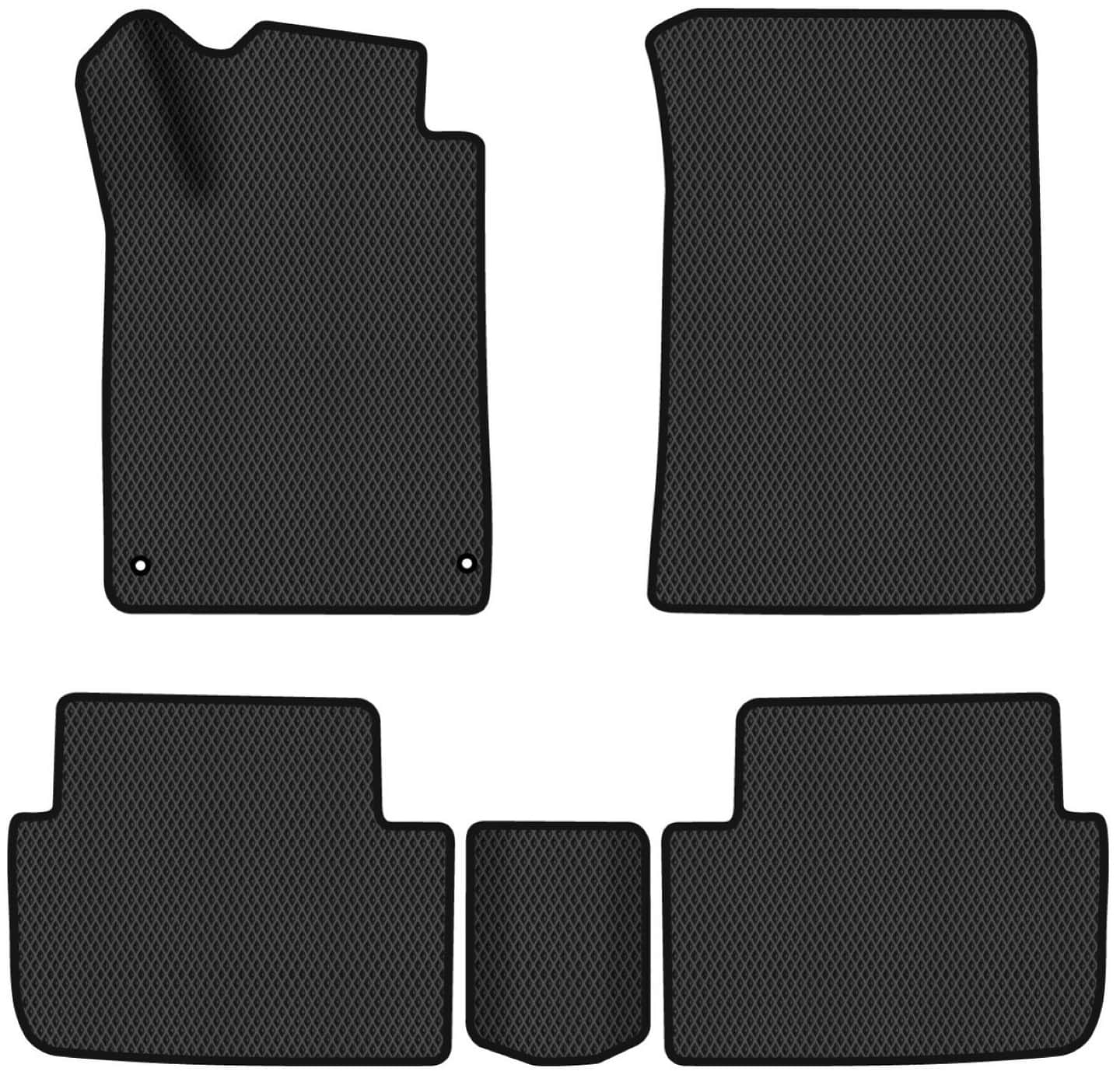 EVA коврики в салон авто EVAtech для 407 AT Peugeot 2004-2010 1 поколение Combi EU (PT11241CD5CP2RBB)