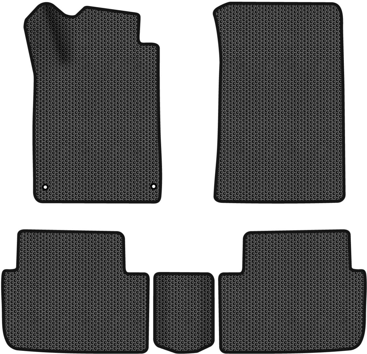 EVA коврики в салон авто EVAtech для 407 AT Peugeot 2004-2010 1 поколение Combi EU PT11241CD5CP2SBB