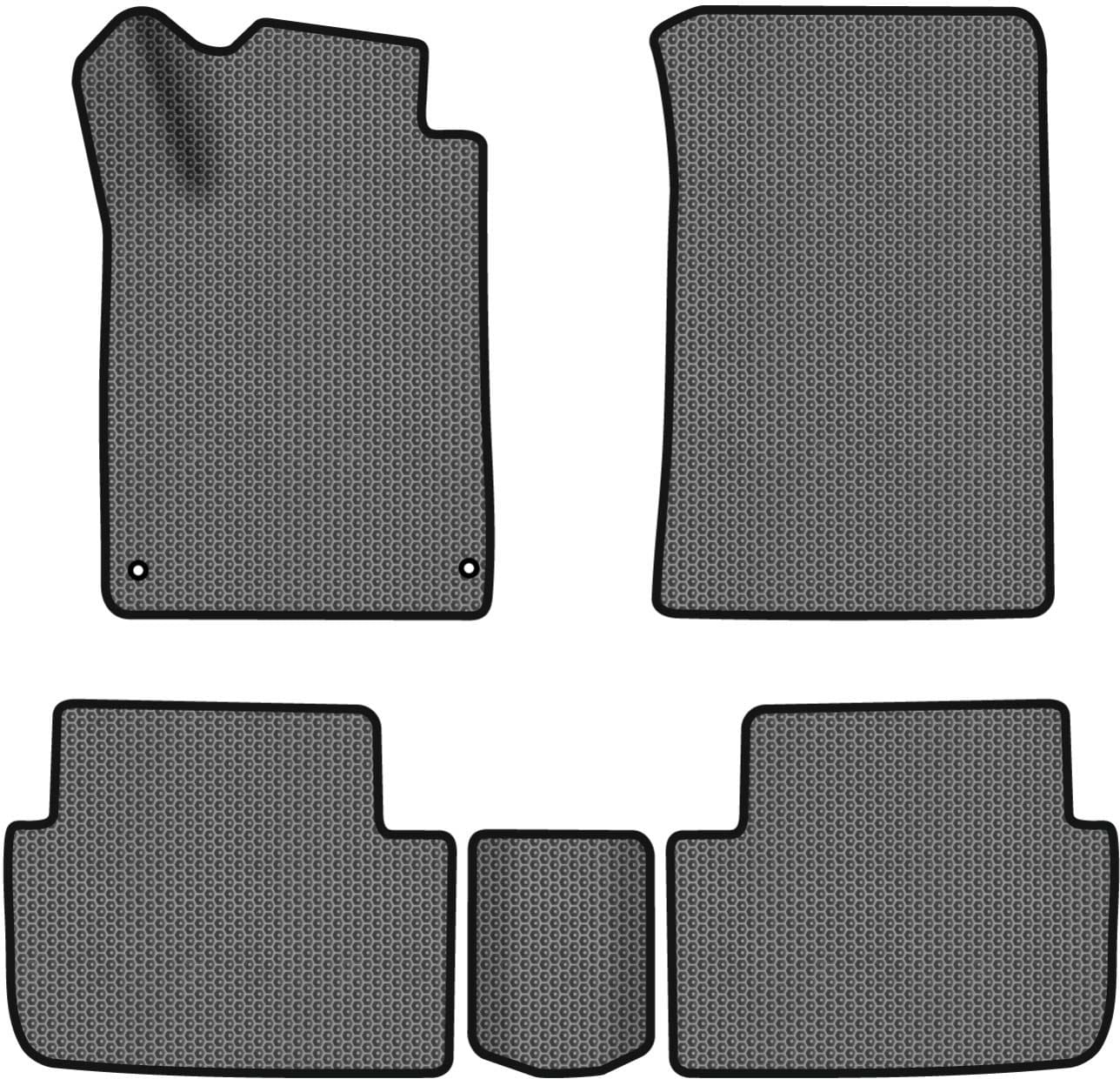 EVA коврики в салон авто EVAtech для 407 AT Peugeot 2004-2010 1 поколение Combi EU PT11241CD5CP2SGB