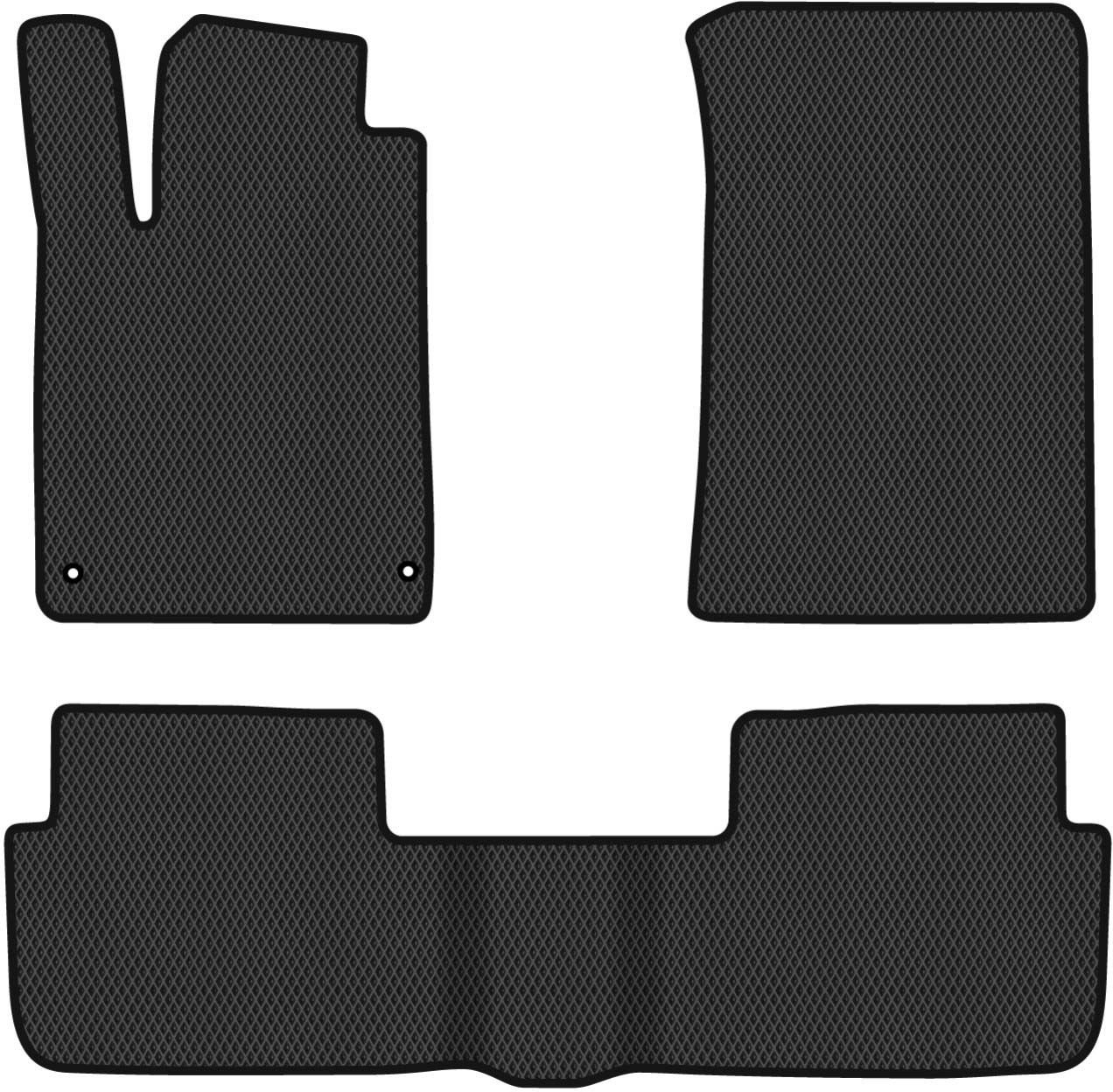 EVA коврики в салон авто EVAtech для 407 AT Peugeot 2004-2010 1 поколение Combi EU PT11241Z3CP2RBB