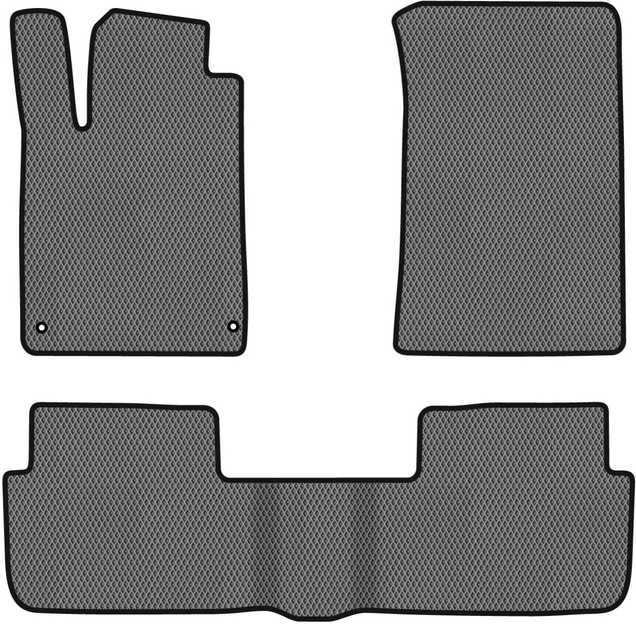 EVA коврики в салон авто EVAtech для 407 AT Peugeot 2004-2010 1 поколение Combi EU PT11241Z3CP2RGB