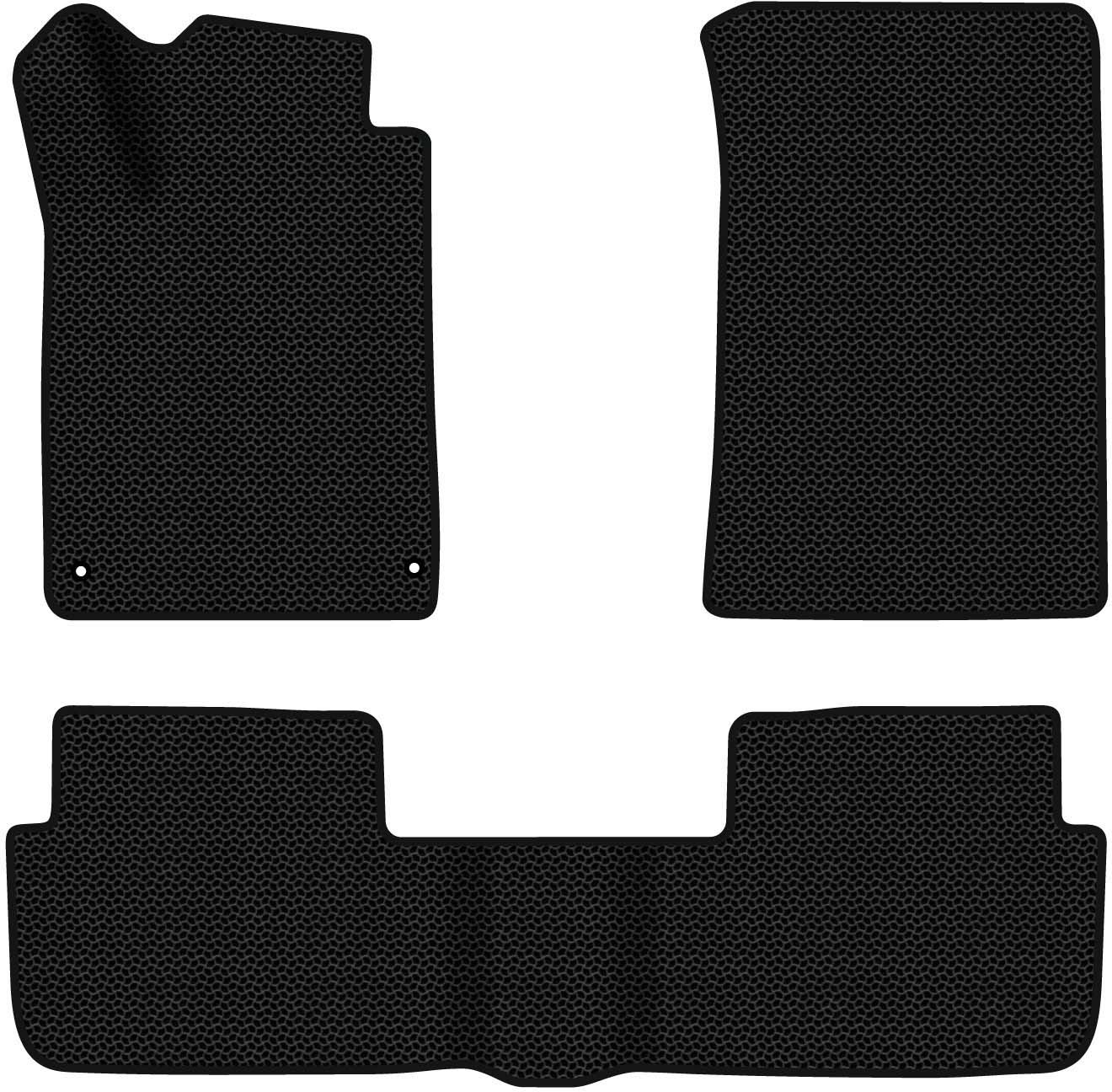 EVA коврики в салон авто EVAtech для 407 AT Peugeot 2004-2010 1 поколение Combi EU PT11241ZD3CP2KBB