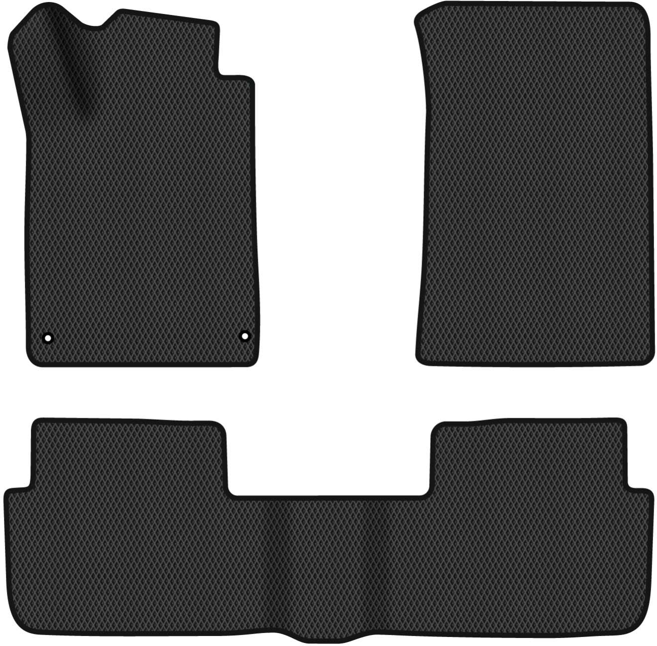 EVA килимки в салон авто EVAtech для 407 AT Peugeot 2004-2010 1 покоління Combi EU PT11241ZD3CP2RBB