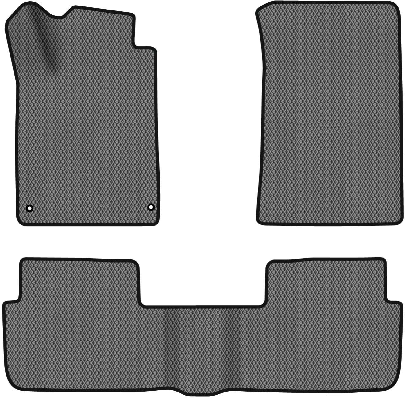 EVA коврики в салон авто EVAtech для 407 AT Peugeot 2004-2010 1 поколение Combi EU PT11241ZD3CP2RGB