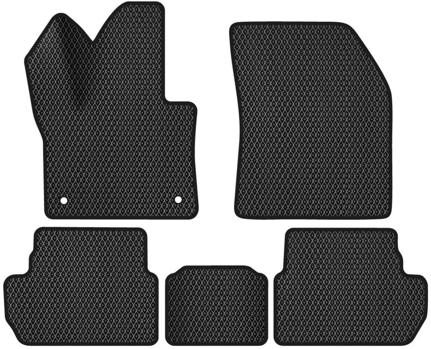 EVA коврики в салон авто EVAtech для 3008 (flat floor) Peugeot 2016 2 поколение SUV EU (PT12350CEP5AV2RBB)