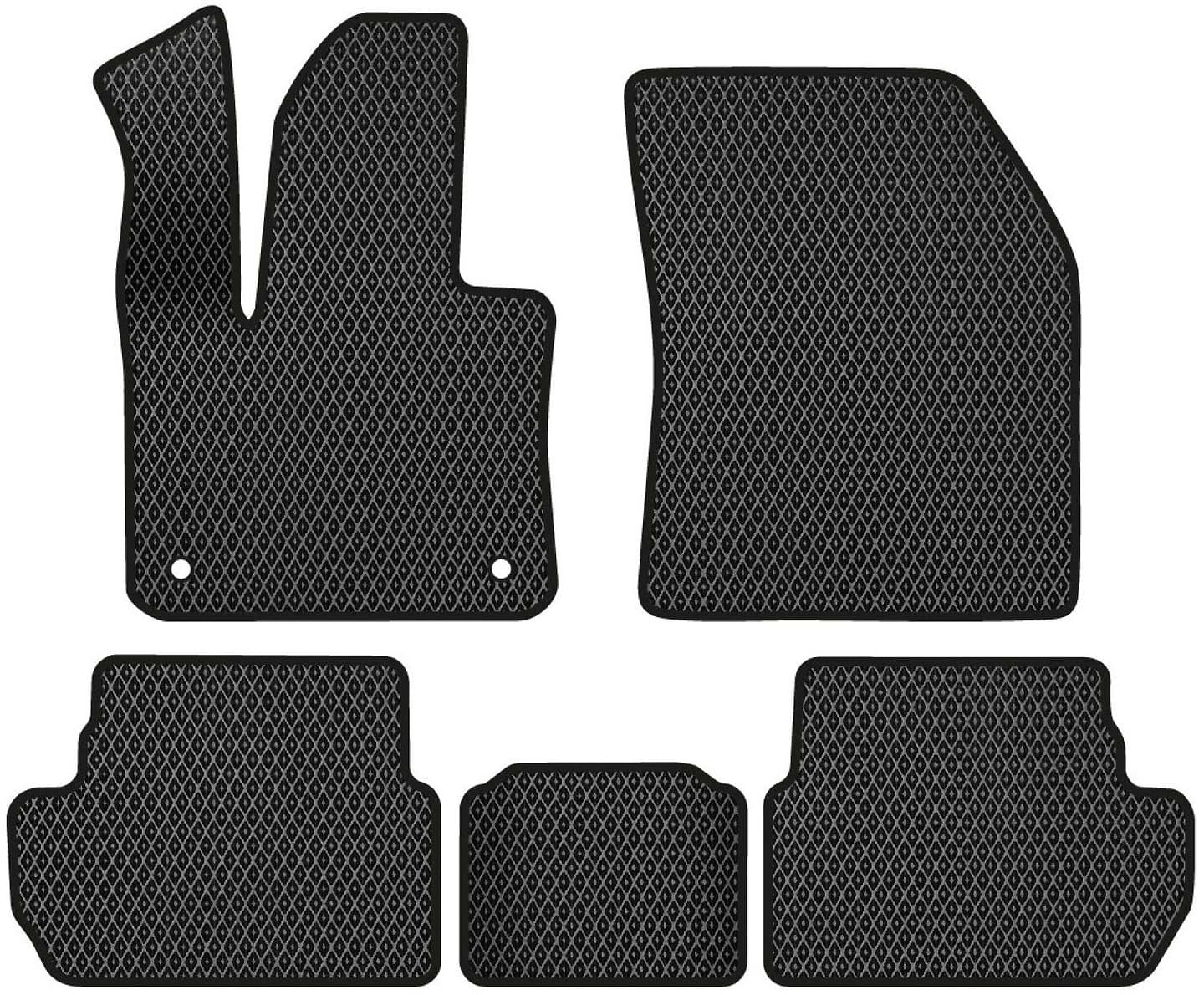 EVA коврики в салон авто EVAtech для 3008 (flat floor) Peugeot 2016 2 поколение SUV EU (PT12350CLP5AV2RBB)