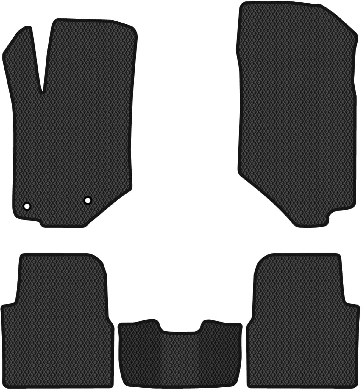 EVA коврики в салон авто EVAtech для 2008 Peugeot 2019 2 поколение SUV EU (PT12767CV5AV2RBB)