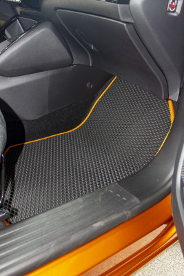 Фото - Коврики из экокожи в салон авто передние EVAtech ECO для 2008 Peugeot 2019 2 поколение SUV EU PT12767AE2AV2BBB