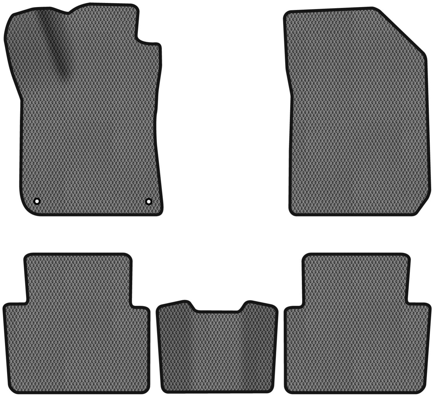 EVA коврики в салон авто EVAtech для 308 Peugeot 2014-2021 2 поколение Combi EU (PT1825CE5CP2RGB)