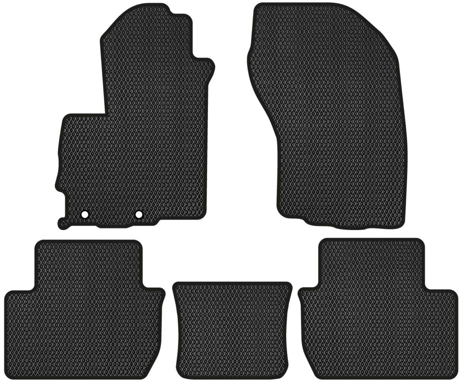 EVA коврики в салон авто EVAtech для 4007 Peugeot 2007-2013 1 поколение SUV EU (PT21496CG5AV2RBB)