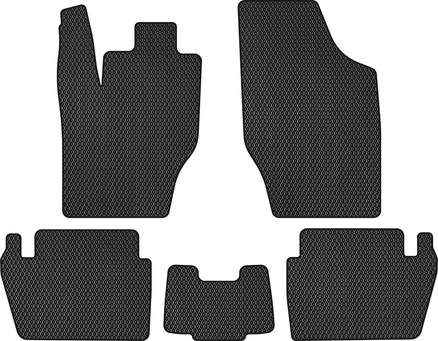 EVA коврики в салон авто EVAtech для 307 MT 7 seats Peugeot 2001-2008 1 поколение Combi EU (PT3275CV5RBB)