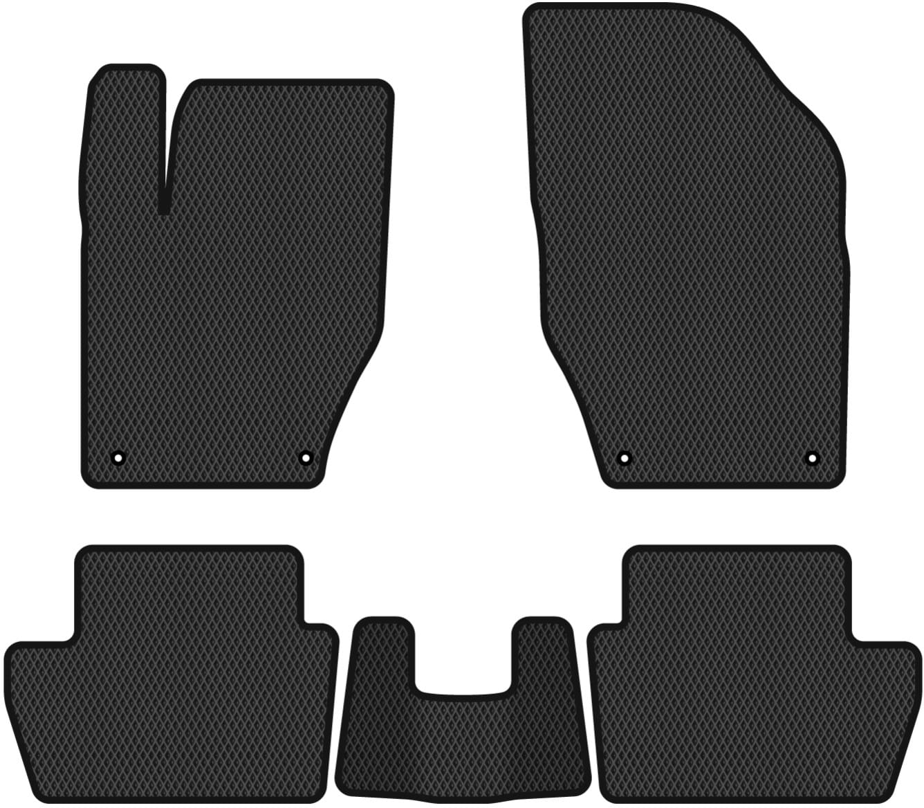 EVA коврики в салон авто EVAtech для 308 3-doors AT Peugeot 2007-2013 1 поколение Htb EU (PT3293CV5CP4RBB)