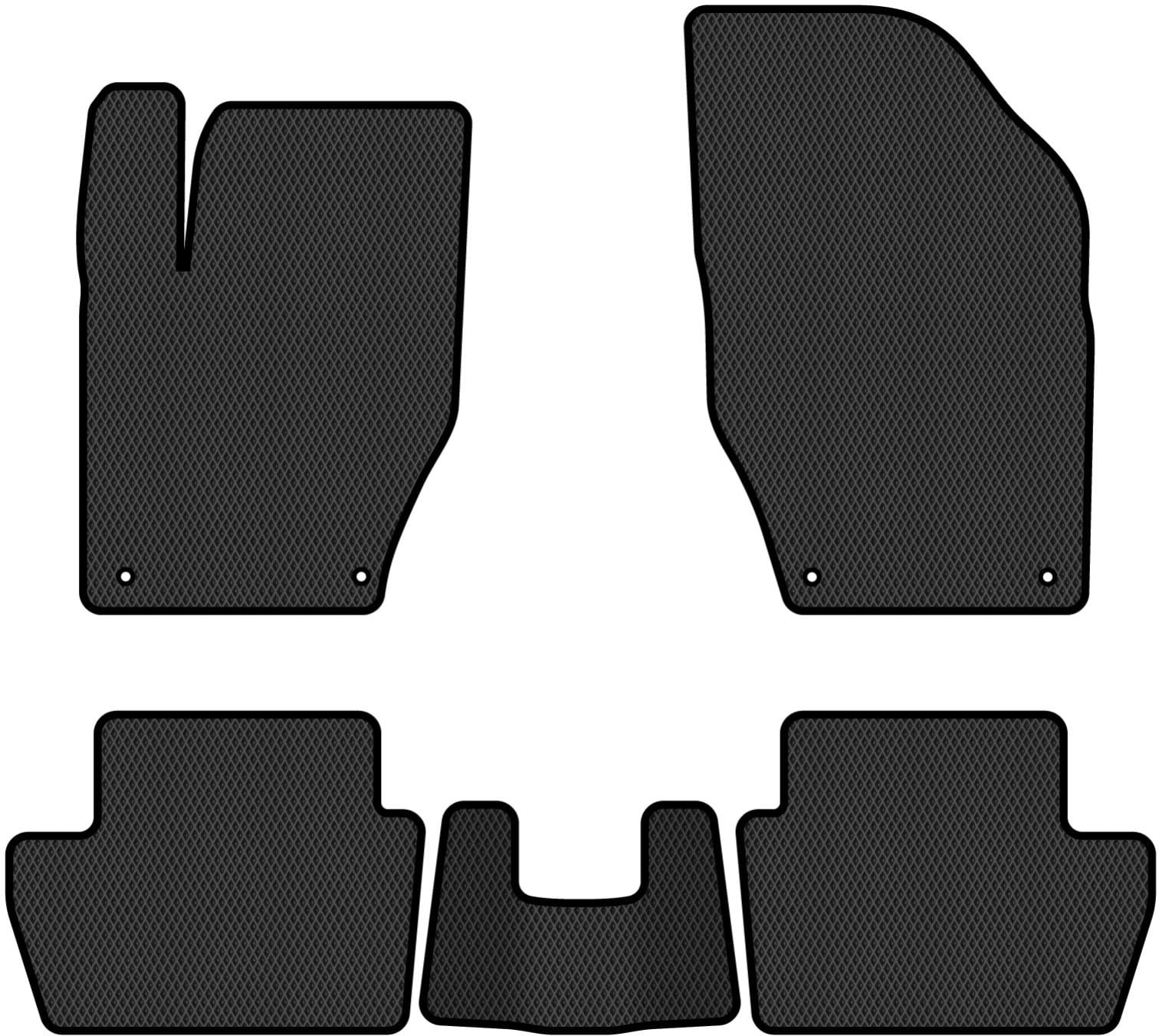 EVA коврики в салон авто EVAtech для 308 5-doors AT Peugeot 2007-2013 1 поколение Htb EU (PT3294CV5CP4RBB)