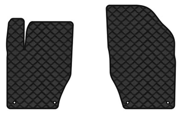 Килимки з екошкіри в салон авто передні EVAtech ECO для 308 AT Peugeot 2007-2013 1 покоління Combi EU PT3296AV2CP4BBB