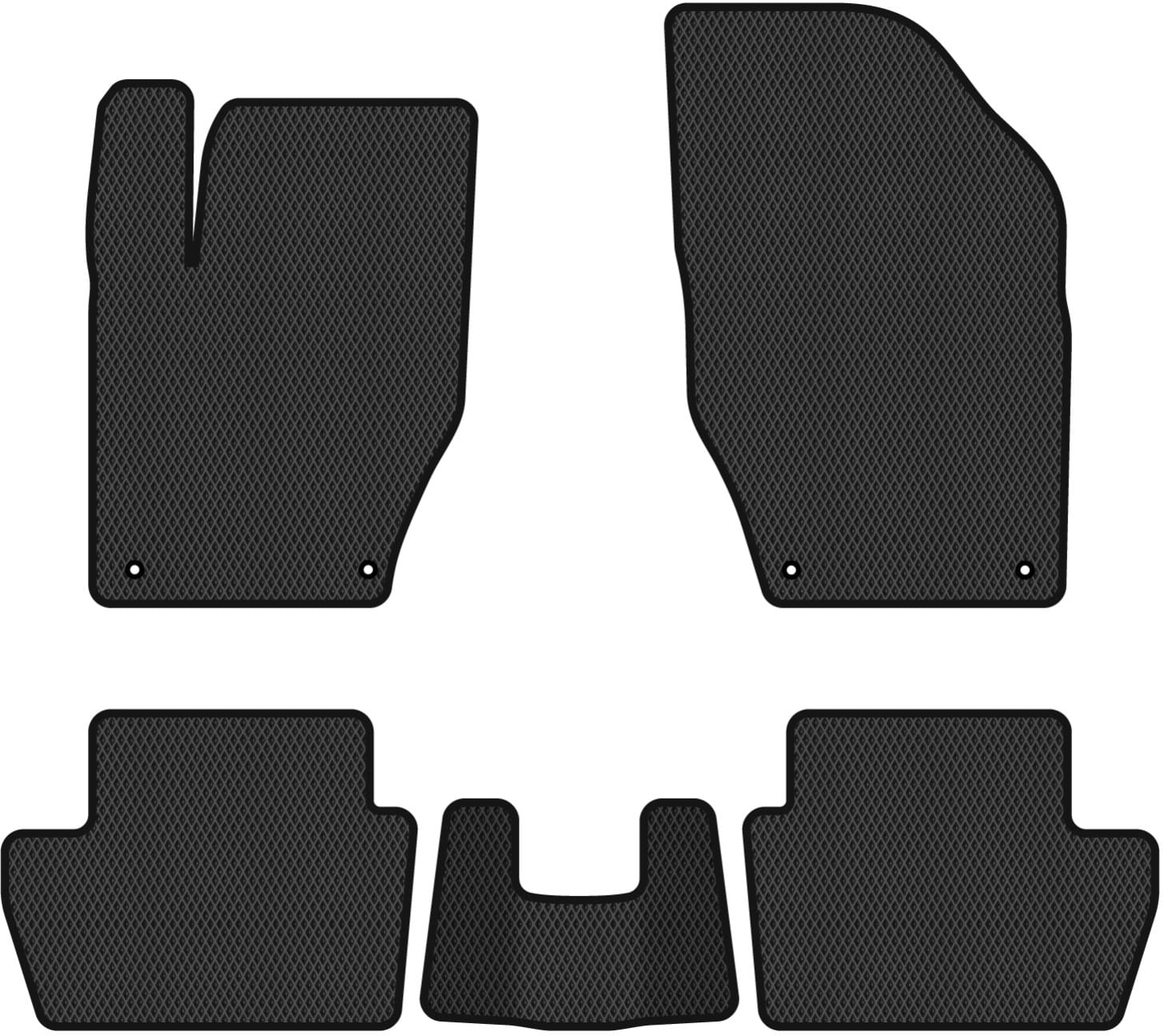 EVA коврики в салон авто EVAtech для 308 AT Peugeot 2007-2013 1 поколение Combi EU (PT3296CV5CP4RBB)