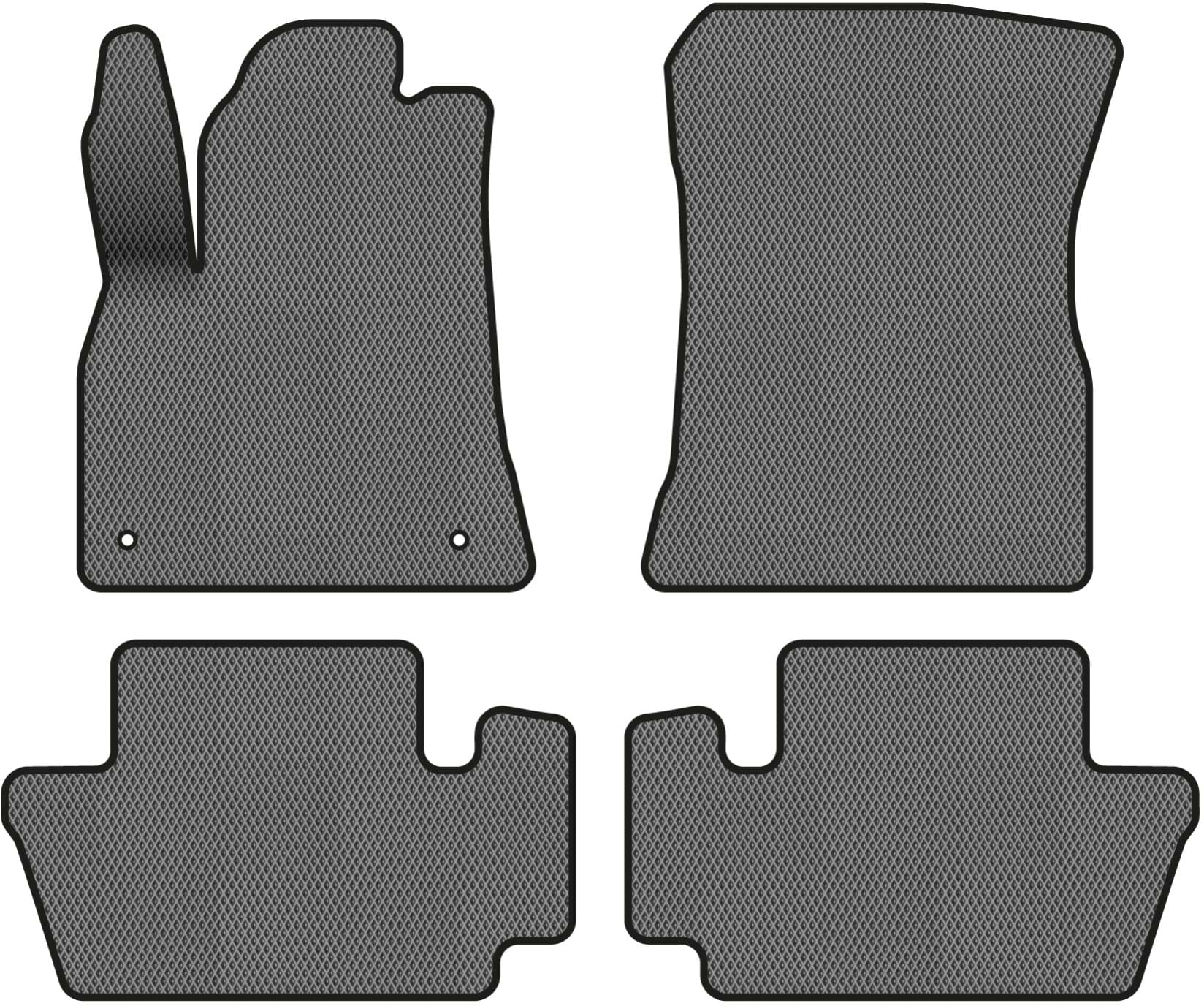 EVA коврики в салон авто EVAtech для 3008 Peugeot 2009-2016 1 поколение SUV EU (PT3340PC4CP2RGB)