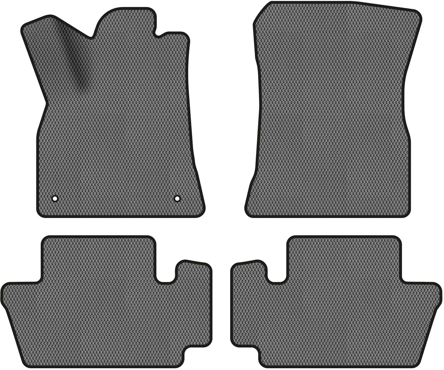 EVA коврики в салон авто EVAtech для 3008 Peugeot 2009-2016 1 поколение SUV EU (PT3340PDC4CP2RGB)