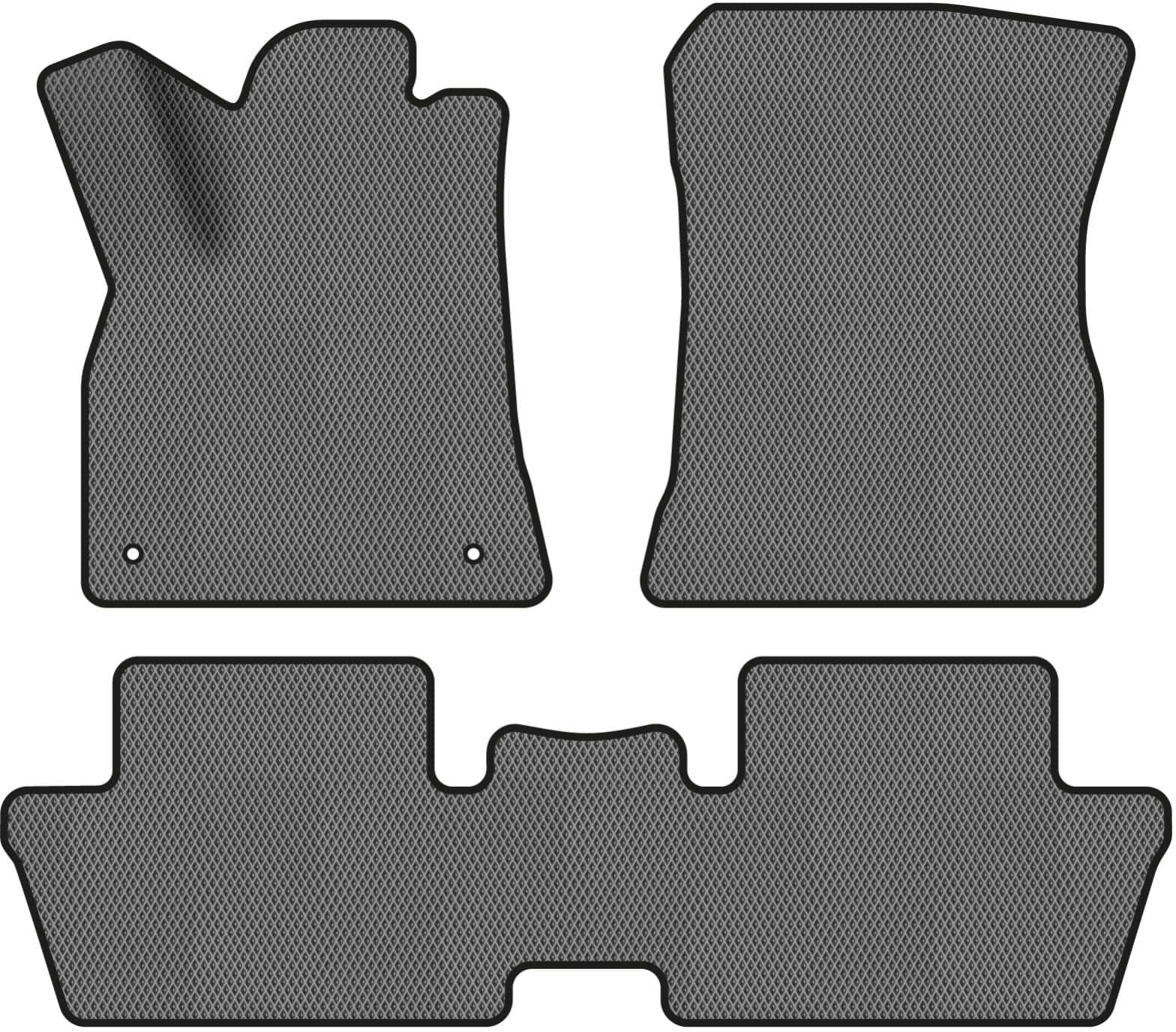 EVA коврики в салон авто EVAtech для 3008 Peugeot 2009-2016 1 поколение SUV EU (PT3340ZD3CP2RGB)