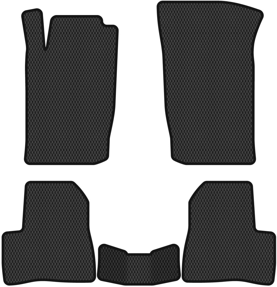 EVA коврики в салон авто EVAtech для 206 AT Peugeot 2001-2012 1 поколение Combi EU (PT3372C5RBB)