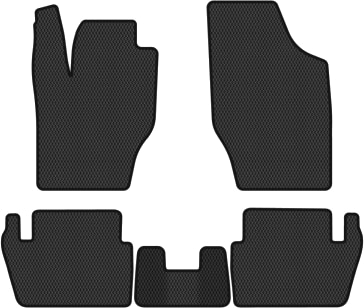 EVA коврики в салон авто EVAtech для 307 AT Peugeot 2001-2008 1 поколение Htb EU (PT33790CV5RBB)