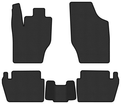 EVA килимки в салон авто EVAtech для 307 MT 5 seats Peugeot 2001-2008 1 покоління Combi EU (PT33795CV5RBB)